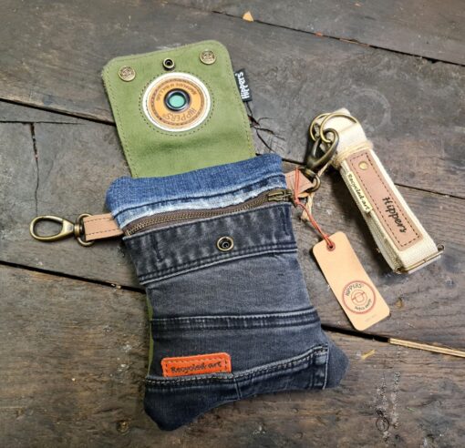 Heuptas tweezijdig jeans/vintage groen - Afbeelding 4